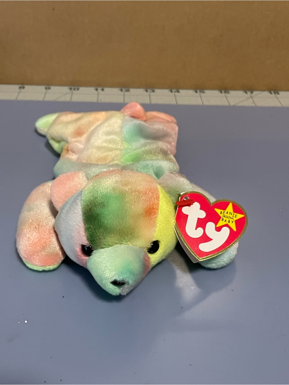 Ty Tie-Dye Beanie Baby Bear